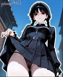 wednesday addams from the addams family by viviai