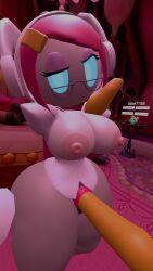 3d 3d_model big_breasts boobs_out breasts breasts_out fake_penis female kirby_(series) male nipples nipples_outside no_bra penis posing posing_for_picture posing_for_the_viewer posing_with_penis selfie sex_toy silicone_penis smug smug_expression smug_eyes strap-on strapon susie_(kirby) tagme tits_out vr vr_media vrc vrchat vrchat_avatar vrchat_media vrchat_model wearing_strapon