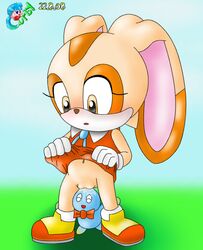 chao_(sonic) cheese_the_chao cream_the_rabbit curby sega sonic_(series) sonic_the_hedgehog_(series) straight_hair tagme