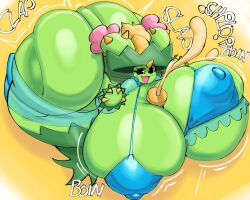 adriana_(rubyqm) ass_clapping bikini geebie33 huge_ass huge_breasts hyper_ass hyper_breasts ludicolo maractus pokemon pokemon_(species)