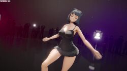 big_ass big_breasts big_tits black_hair blake_belladonna cat_ears jic_jic kpop mikumikudance mikumikudance_(medium) mmd rooster_teeth rwby tagme video