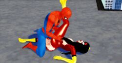 jessica_drew marvel marvel_comics on_side peter_parker pof3445 ripped_clothing sims4 spider-man spider-man_(series) spider-woman spider-woman_(jessica_drew) the_sims_4 vaginal_penetration vaginal_sex