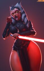 1girls 3d ahsoka_tano alien alien_girl alien_humanoid alternate_costume arm_up big_breasts black_clothing black_nails blowjob_gesture breasts bust busty chest clone_wars clothed clothed_female curvaceous curvy curvy_figure dark_ahsoka dark_side facial_markings fellatio_gesture female female_focus female_only fingernail_polish front_view fully_clothed gesture glowing_eyes hair_tentacles hips holding_object holding_sword holding_weapon hourglass_figure huge_breasts humanoid large_breasts legs light-skinned_female light_skin lightsaber lips loincloth lucasfilm makeup markings nose_piercing orange-skinned_female orange_body orange_skin piercing red_lightsaber runny_makeup sith sith_lady slim_waist smitty34 solo standing star_wars suggestive suggestive_gesture sword tentacle_hair the_clone_wars:_season_seven thick thick_legs thick_thighs thighs togruta tongue tongue_out top_heavy voluptuous waist weapon white_markings wide_hips yellow_eyes