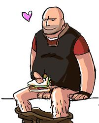 1boy food heavy_weapons_guy inanimate male male_only sandvich solo team_fortress_2