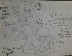 anthro anthro_on_anthro anthro_only canine cat catnap catnap_(poppy_playtime) critters_(poppy_playtime) dog dogday dogday_(poppy_playtime) doggy doggy_style domestic_cat domestic_dog feline furry_only male male/male male_only no_humans orange_fur orange_skin poppy_playtime poppy_playtime_(chapter_3) purple_fur purple_skin sex sketch smiling_critters spanish_text tagme