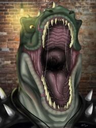 3:4 anthro arcticdunx bodily_fluids dinosaur hi_res male mouth_shot open_mouth reptile rocco_(tallion) saliva saliva_string scales scalie sharp_teeth solo teeth theropod tongue tyrannosaurid tyrannosauroid tyrannosaurus tyrannosaurus_rex