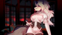 absurd_res breasts canid canid_demon canine canis demon female hellhound helluva_boss hi_res iam3d lomka775 loona_(helluva_boss) mammal mythological_canine mythological_creature mythology solo were werecanid werecanine werewolf wolf