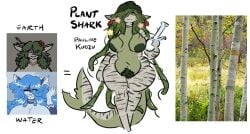 big_breasts breasts cleavage female fish furry huge_breasts mexifurfoof nipples shark thick_thighs wide_hips