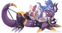 2008 crossover digimon dragoneer gay pokemon pokemon_(species) purplekecleon veemon zangoose