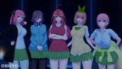 fully_clothed go-toubun_no_hanayome nakano_ichika nakano_itsuki nakano_miku nakano_nino nakano_yotsuba obuyo quintuplets