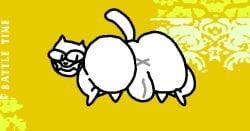2d_animation aliasing all_fours animated anus ass ass_clapping backsack balls big_butt cat_tail digital_media_(artwork) english_text felid feline genitals huge_butt looking_at_self looking_back loop male mammal nxyitn off_(game) pablo_(off) screencap screencap_background seamless_loop short_playtime smile solo tail tail_motion text the_judge_(off) thick_thighs twerking white_body x_anus