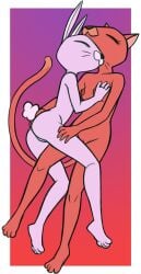 2025 4_toes anthro areola ass barely_visible_genitalia barely_visible_pussy bent_arm bent_legs big_areola biped bird's-eye_view breast_grab breasts bunny_(courage_the_cowardly_dog) cartoon_network closed_eyes closed_smile color_edit colored courage_the_cowardly_dog cuddling digital_drawing_(artwork) digital_media_(artwork) domestic_cat duo eyelashes feet felid feline felis female female/female fur genitals hand_on_another's_breast hand_on_another's_butt hand_on_another's_leg hand_on_another's_thigh hand_on_breast hand_on_butt hand_on_leg hand_on_thigh hi_res high-angle_view innie_pussy interspecies kitty_(courage_the_cowardly_dog) lagomorph leporid long_tail lying mammal medium_breasts mouth_closed nude nude_anthro nude_female on_back on_side orange_body orange_fur pink_body pink_fur pointy_ears prick_ears pussy rabbit red_body red_fur redout romantic romantic_couple scut_tail short_tail smile snout tail third-party_edit toes whiskers