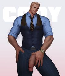 cody travers from street fighter by drawnpr0n