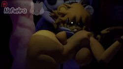 1boy 1boy2girls 2girls arathyn areola areolae assisted_fellatio assisted_sex big_ass big_breasts big_penis blush breasts cowgirl cowgirl_position disembodied_head doggy_style female five_nights_at_freddy's golden_freddy_(fnaf) goofy goofy_ahh hand_holding holding_hands horror large_ass large_breasts large_penis light-skinned_male longer_than_30_seconds longer_than_one_minute male male/female male_pov marionette_(fnaf) missionary missionary_position moaning pov pussy scary sound tagme top_hat video watermark