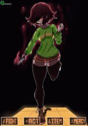 chara from undertale by eldexman