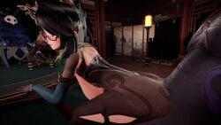 1girls anal bengugu big_breasts big_penis black_hair blowjob bodystocking breast_grab breasts breasts_out brown_dress china_dress chinese_clothes clothed_female_nude_male colored_inner_hair cum cum_in_ass cum_in_pussy cum_inside curvy double_penetration dress earrings ejaculation eyeliner feather_hair_ornament feathers feet female female femdom footjob genshin_impact glasses gold_trim green_eyes green_hair hair_ornament heart_pasties heels high_heels high_ponytail highleg highleg_leotard hilichurl_(genshin_impact) hilichurl_mark hilichurl_mask hilichurl_tattoo hilichurls_(species) huge_cock interspecies jewelry large_breasts long_hair makeup male mmd multicolored_dress multicolored_hair multicolored_leotard multiple_boys oral orgy paizuri penetration penis ponytail pussy pussy_juice sex sex_from_behind side_slit spitroast spread_legs standing standing_sex straight swept_bangs tagme tassel tassel_earrings thighs two-tone_hair vagina vaginal_penetration vaginal_penetration video voluptuous xianyun_(genshin_impact)