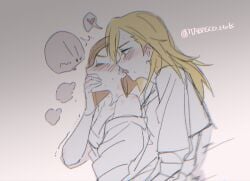 2girls blush female female/female female_only females femdom implied_fingering implied_sex jujutsu_kaisen kugisaki_nobara limited_palette saki_rindo tabasco_hots tagme yuri