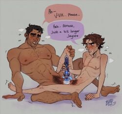 2boys arcane arcane:_league_of_legends arcane_jayce arcane_viktor chest_scars cuntboy desperate edging gay gay_sex hextech hitachi_wand intersex jayce_talis jayvik juicyxgoose_(artist) male male_only muscular muscular_cuntboy panting t4t top_surgery_scars trans_male vibrator vibrator_in_pussy viktor_(league_of_legends) yaoi