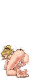 :q after_sex after_vaginal anus ass barefoot black_background blonde_hair blue_eyes blush breasts breath cg completely_nude cum cum_in_ass cum_in_pussy cum_pool cumdrip feet female full_body hand_on_own_ass heavy_breathing hentai_heroes kinkoid kneeling licking_lips long_hair looking_at_viewer looking_back mitarashi_anko nude official_art parody ponytail pussy scrunchie simple_background smile soles solo solveig_(hentai_heroes) sweat toes tongue tongue_out transparent_background uncensored