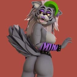1girls 2025 3d 3d_(artwork) animatronic anus ass breasts canine female five_nights_at_freddy's five_nights_at_freddy's:_security_breach furry furry_female furry_tail horn nude nude_female pussy robot_girl roxanne_wolf_(fnaf) solo solo_female tail vagina wolf yellow_eyes