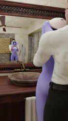 1boy 1boy1girl 1girls 3d 3d_(artwork) 3d_background 3d_model 3d_render 4k ahe_gao ahegao_face arms_behind_back arms_behind_head ass ass_focus back_view bathroom bathroom_sex breasts butt_focus clothed clothing cock eyes_crossed female headlock hi_res highres kazworksnsfw looking_at_partner looking_at_viewer male mirror mirror_reflection naked naked_female nipples nude nude_female overwatch overwatch_2 penis seducing seduction seductive seductive_eyes seductive_gaze seductive_look seductive_mouth seductive_smile tongue tongue_out widowmaker winter_chic_widowmaker