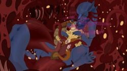 16:9 absurd_res anal anal_sex anus belly big_belly bodily_fluids cuntboy cuntboy_sans_balls digital_media_(artwork) duo egg egg_insertion extreme_french_kiss female female_penetrated feral feral_only flesh_structure flesh_wall french_kissing genital_fluids genitals herm hermaphrodite hi_res hive intersex intersex/female kissing maleherm multi_genitalia open_mouth ovipositor parasite penetration penis pregnant pregnant_female pussy queen royalty rubin_owl saliva sex simple_background size_difference tail tentacle tentacle_ovipositor tongue tongue_out vaginal_penetration widescreen wings yksteldus