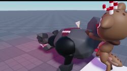 & 3d animated anthro anthro_on_feral coal_(dandy's_world) dandy's_world feral feral_penetrated feral_penetrating roblox roblox_game rudie_(dandy's_world) sound tagme video