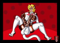 absurd_res anthro balls beverage big_balls big_breasts big_penis breasts bubble cheetah clothing coca-cola felid feline genitals gynomorph hi_res huge_balls huge_cock hyper hyper_balls hyper_genitalia hyper_penis intersex ladyfoxheart latex latex_clothing latex_skinsuit lips mammal multi_genitalia multi_penis paws penis skinsuit soda soda_suit solo sonia_the_cheetah thick_lips tight_clothing transformation