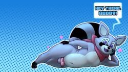 16:9 balls foreskin genitals heart_symbol hi_res indigo_park looking_at_viewer male male_only mammal non-human non-human_only penis procyonid raccoon rambley_(indigo_park) rambley_raccoon scarf slightly_chubby solo toony trashbadger uncircumcised wallpaper widescreen