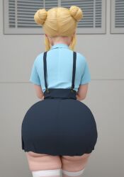 ai_generated ass ass_focus blonde_hair bottom_heavy chloe chloe_(dragon_maid) civitai dumptruck_ass fat_ass female hair_bun hair_buns heavenly_ass hi_res hourglass_figure huge_ass large_ass miss_kobayashi's_dragon_maid myth1c2 petite skirt thick_ass thick_thighs thighhighs thighs wide_hips