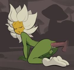 femboy flora_fauna florens_(fridge) fridge_(artist) green_skin male male_only penis plantie