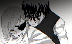 2girls chromatic_aberration female female/female female_only females femdom finger_in_another's_mouth finger_in_mouth implied_sex jujutsu_kaisen kugisaki_nobara saliva saliva_drip tabasco_hots tagme yuri zenin_maki