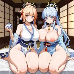 2girls ai_generated fanart tagme