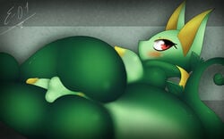 1futa anthro anthrofied anus areola ass back big_ass big_ears blush breasts dickgirl e-01 eyelashes futa_only futanari green_body green_scales green_skin grey_background hi_res huge_ass huge_breasts humanoid_penis intersex looking_at_viewer looking_back nintendo nipples nude on_side penis pokémon_(species) pokemon pokemon_bw pokemorph red_eyes reptile sally_(e-01) scales scalie serpentine serperior sideboob simple_background smile snake snake_futa solo tail testicles text thick_thighs video_games watermark wide_hips yellow_nipples yellow_skin