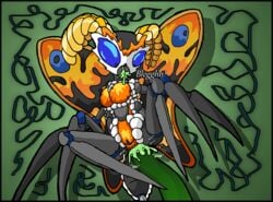 absurd_res anal anthro arthropod bodily_fluids cum cum_in_mouth cum_inside cum_through forced genital_fluids godzilla_(series) hi_res insects lepidopteran lepidopteran_wings moth mothra mothra_(series) pornwhal rape sex tentacle tentacle_rape toho wings