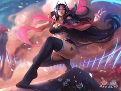1girls ai ai_assisted ai_edit asian asian_female black_body black_legwear blacked blacked_asian blacked_clothing clothed clothing dizelxl edit edited edited_official_artwork female female_only irelia_xan large_breasts league_of_legends league_of_legends:_wild_rift queen_of_spades queen_of_spades_symbol queen_of_spades_tattoo riot_games solo solo_focus thick_thighs thighs wide_hips