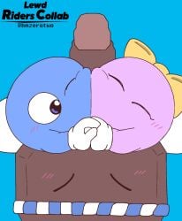 2025 accessory blush bow_ribbon collaborative collaborative_sex digital_media_(artwork) elemental_creature female genitals group headband hi_res kirby_(series) lalala logo lololo male male/female male/male mineral_fauna nintendo penis rock rock_creature rocky_(kirby) slem sphere_creature trio twitter_handle waddling_head