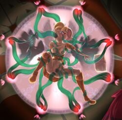 activision all_three_filled anal anal_sex anthro anus ass bianca_(spyro) blonde_hair blue_eyes blush bodily_fluids book breasts clitoral clitoral_hood clitoral_rubbing clitoris clothing digital_media_(artwork) female fur genital_fluids genitals hair hi_res lagomorph leporid lying magic mammal moltsi nipple_fetish nipple_play on_back open_mouth oral oral_penetration penetration rabbit restrained restrained_by_tentacles saliva_on_tentacle sex solo spread_legs spreading spyro_the_dragon summoning summoning_circle tentacle tentacle_in_ass tentacle_in_mouth tentacle_in_vagina tentacle_penetration tentacle_sex triple_penetration vaginal_penetration vulva