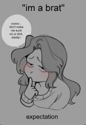 1girls bite_mark bite_marks blush blush_lines blushing_at_viewer brat bratty disembodied_hand disembodied_hands dubbed_version glacierclear grabbing grabbing_hair hair hair_grab hair_pull hair_pulling hickey hickey_marks hickeys invadernoodles meme moaning mod_(glacierclear) pulling_hair sharp_teeth sound sound_effects tagme teeth video voice voice_acted