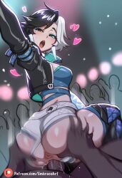 ai_generated ass embraceart luna_snow luna_snow_(marvel_rivals) marvel marvel_rivals pov reverse_cowgirl_position sex