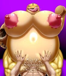 animal_genitalia anthro anthro_penetrated areola balls_deep big_breasts bodily_fluids breasts censored cloaca cloacal cloacal_penetration container cowgirl_position cum cum_in_cloaca cum_inside dragon_quest duo female female_focus female_on_human female_penetrated first_person_view flat_chested from_front_position genital_fluids genitals gotobeido hi_res huge_breasts human human_on_anthro human_penetrating human_penetrating_anthro human_penetrating_female human_pov interspecies jar jargon male male/female male_human male_on_anthro male_penetrating male_penetrating_anthro male_penetrating_female male_pov mammal monster mosaic_censorship nipples obese on_bottom on_top overweight overweight_female penetrating_pov penetration penile penile_penetration penis_in_vagina sex square_enix tongue tongue_out vaginal_penetration