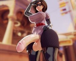 1futa 3d alternate_costume armwear balls big_breasts bimbo breasts busty casual cleavage clothing curvy dickgirl disney elastigirl elastigirl_(the_incredibles_2_supersuit) elbow_gloves endlessillusion erection eyewear fat_ass footwear futa_only futanari handwear helen_parr hourglass_figure huge_breasts huge_cock huge_penis intersex large_testicles legwear looking_at_viewer mask milf penis pixar smooth_skin solo solo_futa superheroine taker_pov testicles the_incredibles the_incredibles_2 thick_thighs thighhighs tight_clothing veiny_penis voluptuous wide_hips