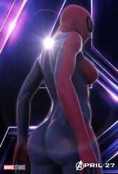 3d 3d_(artwork) ass avengers marvel spider-girl spider-man_(series)