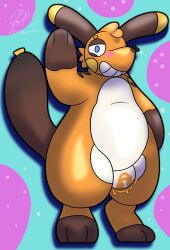 ambiguous_gender animate_inanimate balloon_animal blush generation_1_pokemon gesture hi_res inflatable kusarichu_(artist) living_inflatable lock_bulge looking_at_viewer nintendo null_bulge pokemon pokemon_(species) raichu solo toychu_(character) waving waving_at_viewer