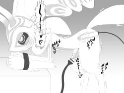 2022 ahab_null alien anal anal_sex anthro antlers arms_tied biped black_and_white black_sclera blush blush_lines bodily_fluids bound chest_tuft chinchilla chinchillid countershade_torso countershading cuff_(restraint) cum cum_while_penetrated cumshot dialogue digital_drawing_(artwork) digital_media_(artwork) digitigrade dildo dildo_in_ass dildo_insertion dildo_vibrator ejaculation erection eye_roll fecto_elfilis fluffy fluffy_tail genital_fluids genitals handcuffed handcuffs head_wings heart_symbol hi_res horn huge_wings inside internal internal_anal japanese_text kirby_(series) kirby_and_the_forgotten_land leaning leaning_forward leaning_on_object looking_pleasured male mammal metal_cuffs monochrome mouthless multicolored_eyes narrowed_eyes neck_tuft nintendo object_in_ass orgasm orgasm_face penetration penile penis penis_milking penis_milking_machine pupils restraints rodent sex_toy sex_toy_in_ass sex_toy_insertion shaking side_view simple_background solo speech_bubble tail tapering_penis text translation_request tremble_spikes trembling trembling_for_pleasure tuft unusual_wing_placement vibrator white_background wings x-ray_view