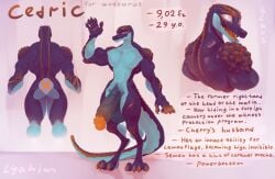 2026 anthro balls big_balls big_penis biped black_balls black_body black_penis blind_eye blue_body brown_body claws digital_media_(artwork) digitigrade facial_scar finger_claws foreskin genitals glans huge_balls huge_cock lyahim male male_anthro model_sheet multicolored_body muscular muscular_anthro muscular_male nude_anthro nude_male orange_glans penis purple_eyes retracted_foreskin scalie scar small_waist solo standing toe_claws vein veiny_penis