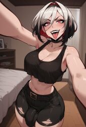 1futa 1futanari ai_generated ass belinda big_ass big_breasts big_butt big_hips big_penis black_eyeshadow black_lip black_lips black_lipstick black_makeup breasts character_request cleavage clothed clothing dick dickgirl eyebrows eyelashes futa_only futanari goth goth_futa goth_girl goth_makeup gothic gothic_girl gothified grin grinning grinning_at_viewer hair hairband hands-free huge_cock indoors lips long_hair looking_at_viewer makeup narrow_waist narrowed_eyes nose penis red_eyes red_hair seducing seductive seductive_eyes seductive_gaze seductive_look seductive_mouth seductive_pose seductive_smile smile smile_at_viewer smiley_face smooth_balls smooth_penis smooth_skin solo solo_dickgirl solo_focus solo_futa solo_futanari testicles two-tone_hair velonix webtoon white_hair