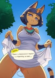 ankha from animal crossing by chrysalisdraws