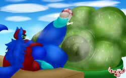 4_fingers anthro ass big_breasts big_butt big_penis blue_body blue_fur blue_hair bodily_fluids breasts canid canine claws clothed clothed_anthro clothing cosplay crossover crossover_cosplay cybernetics cyborg duo elemental_creature erection fellatio female female_penetrated fingers flora_fauna fur genitals gynomorph gynomorph/female gynomorph_penetrating gynomorph_penetrating_female hair hi_res huge_breasts huge_butt huge_cock huge_hips huge_thighs hyper hyper_breasts hyper_butt hyper_genitalia hyper_penis intersex intersex/female intersex_penetrating intersex_penetrating_female lips long_tail looking_pleasured machine mammal mario_bros musk musk_cloud musky_breasts musky_butt nintendo not_furry nude onomatopoeia open_mouth oral oral_penetration partially_clothed penetration penile penis piranha_plant plant protogen protogen_visor saliva saliva_on_penis sex sitting sokoyo_owo sound_effects starry_(sokoyo_owo) sweat sweaty_breasts sweaty_butt sweaty_legs sweaty_thighs tail teeth text thick_thighs wide_hips yellow_eyes