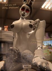 3d 3d_(artwork) 4_toes absurd_res ambiguous_gender animal_genitalia animal_penis animatronic anthro areola belt big_breasts big_penis black_areola black_hair black_lips black_nipples black_penis bodily_fluids breasts claws dialogue digital_media_(artwork) dominant dominant_anthro dominant_gynomorph dominant_intersex duo electronics english_text equine_genitalia equine_penis erection excessive_genital_fluids excessive_precum eyewear fan_character feet first_person_view five_nights_at_freddy's genital_fluids genitals glistening gynomorph gynomorph/ambiguous hair hi_res huge_breasts huge_cock inside intersex intersex/ambiguous lagomorph leporid lips machine mammal microsoft minecraft mismatched_genitalia mismatched_penis mojang monitor musk musk_cloud musky_penis nipples penis precum precum_on_penis rabbit robot robot_anthro rubber_duck scarlet_(doctorpurple2000) scottgames short_hair submissive submissive_ambiguous sunglasses talking_to_viewer text thick_lips toes vilgard white_angel_(doctorpurple2000) white_body wide_hips xbox_game_studios